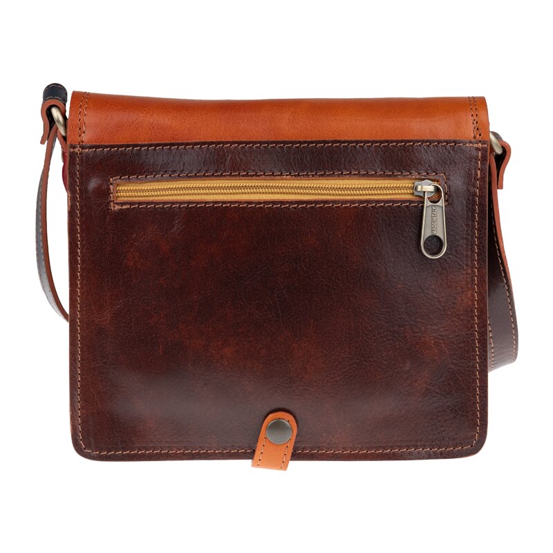 NovaKabelka.cz Kožená kabelka crossbody Quieta Camel Colore camel