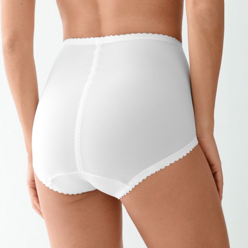 Blancheporte Kalhotky panty Incroyable zn. Playtex, intenzivní zpevnění bílá 48