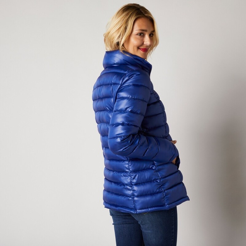 Blancheporte Prošívaná bunda na zip tmavě modrá 36