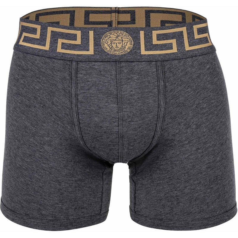 VERSACE Boxerky tmavě béžová / tmavě šedá