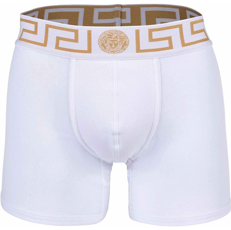 VERSACE Boxerky sépiová / bílá