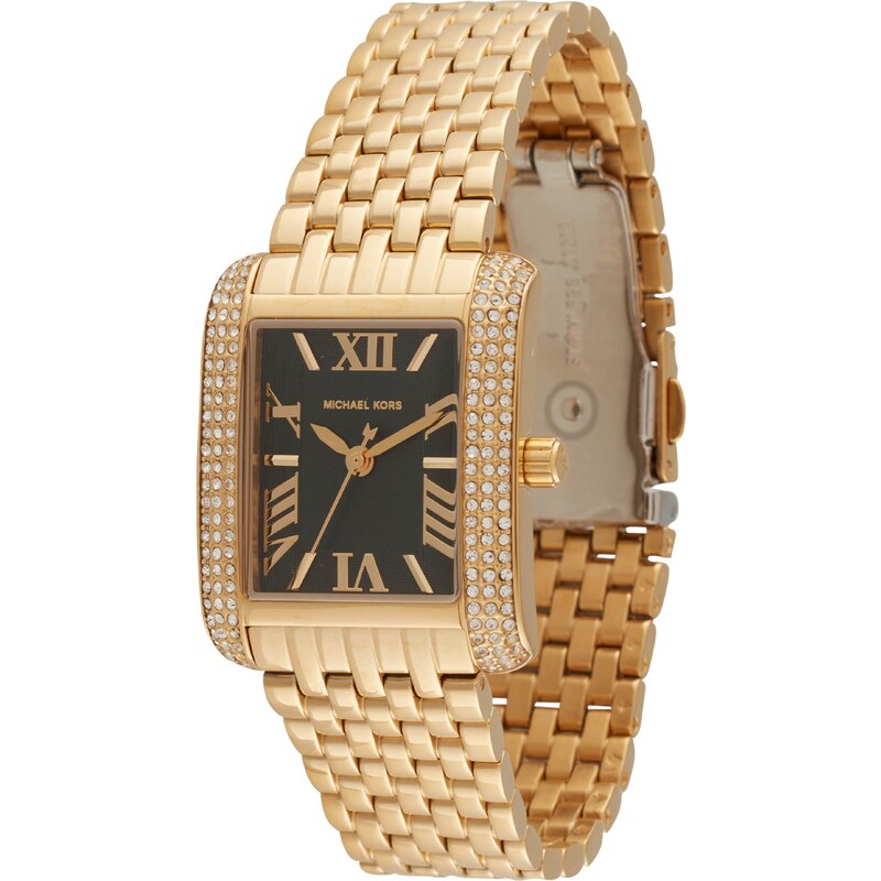 MICHAEL Michael Kors Analogové hodinky EMERY zlatá / černá /