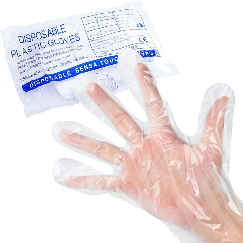 Kosmetické rukavice fóliové 100ks