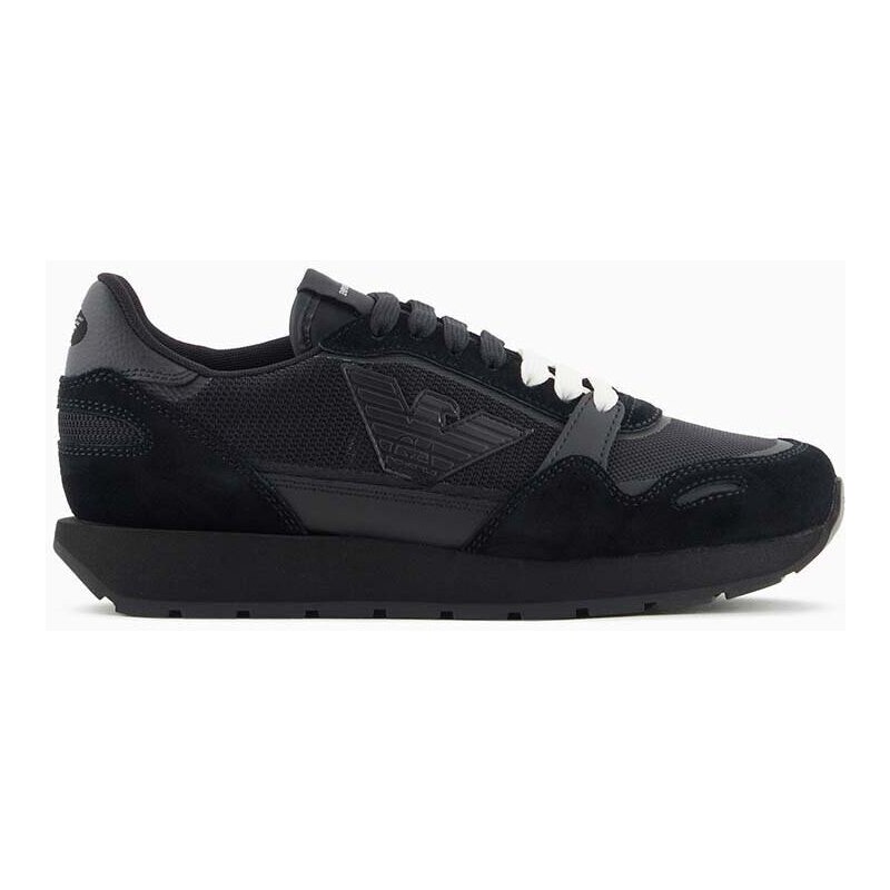 Sneakers boty Emporio Armani černá barva, X3X058 XN730 00002