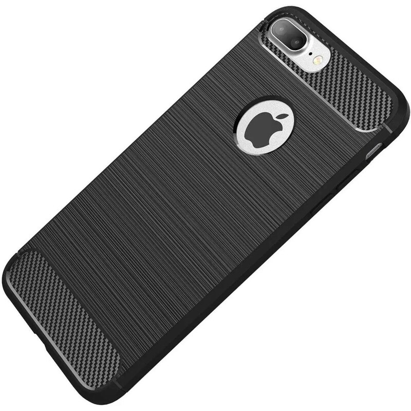 IZMAEL.eu Pouzdro Carbon Bush TPU pre Apple iPhone 7 Plus/iPhone 8 Plus/iPhone 6 Plus pro Apple iPhone 7 Plus černá