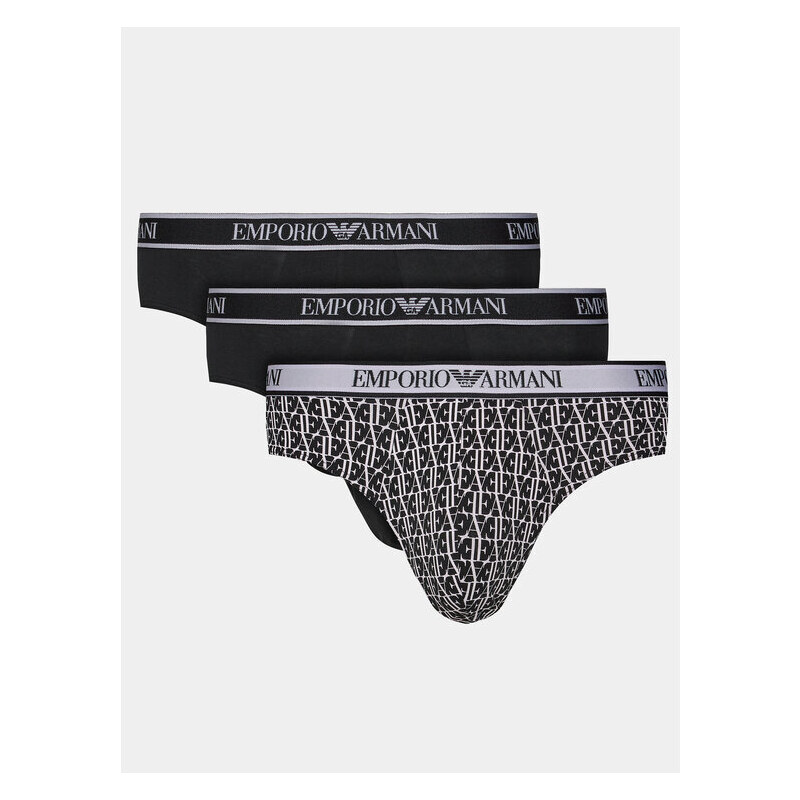 Sada 3 kusů slipů Emporio Armani Underwear