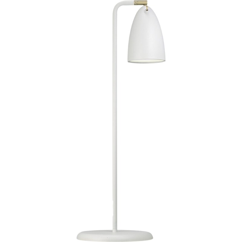 Nordlux Bílá kovová stolní lampa Nexus