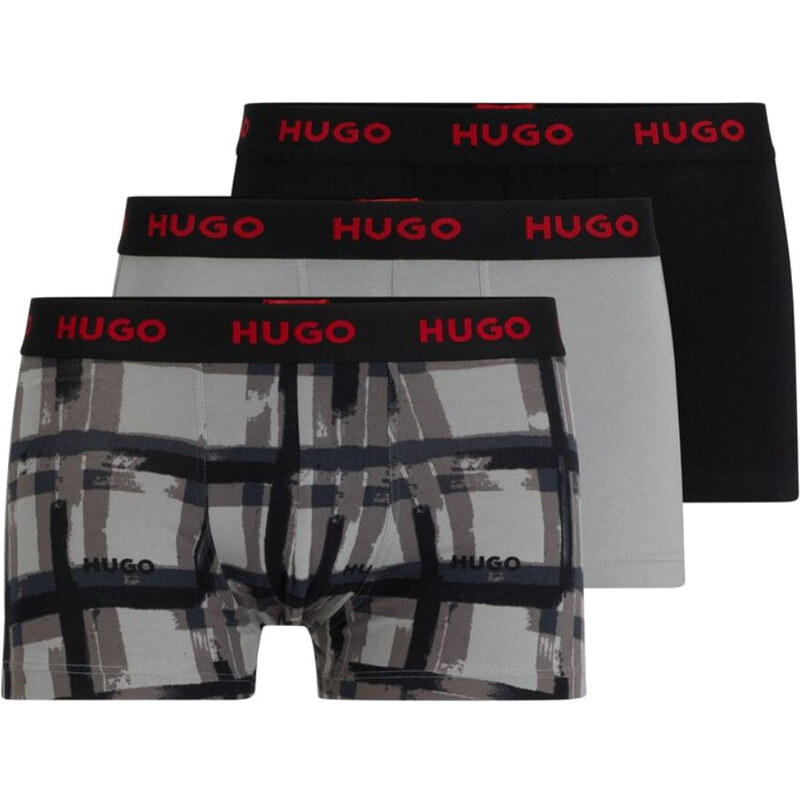 Hugo Boss 3 PACK - pánské boxerky HUGO 50480170-039 M