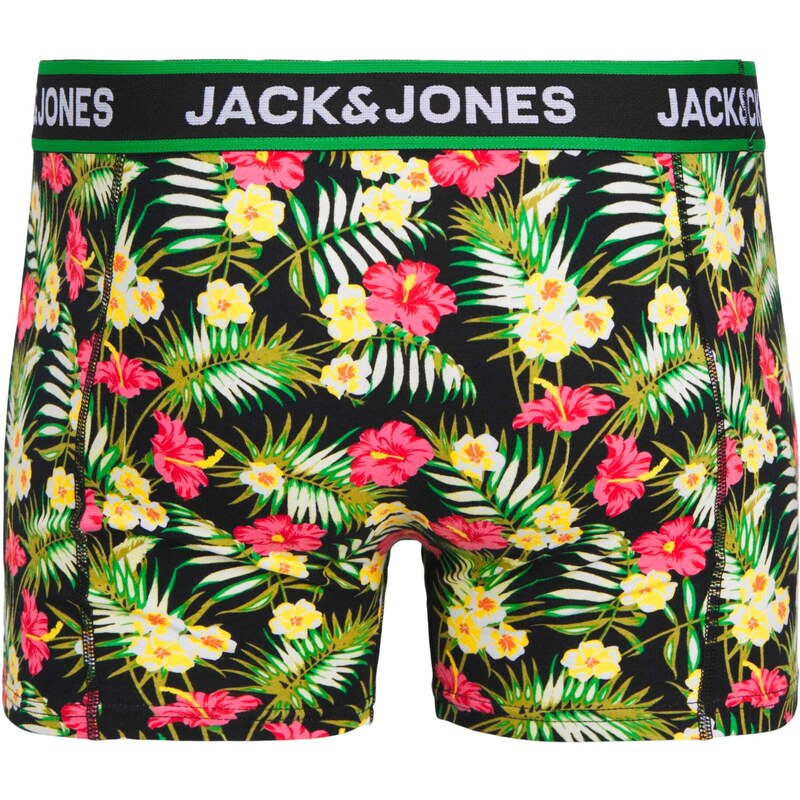 JACK & JONES Boxerky zelená / pink / černá / bílá