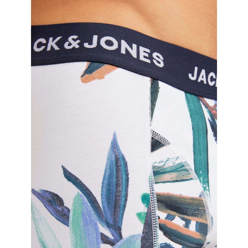 JACK & JONES Boxerky 'Louis' námořnická modř / zelená / černá / bílá