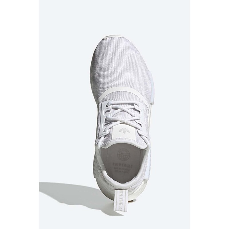 Sneakers boty adidas Originals NMD_R1 J Primeblue bílá barva, H02334-white