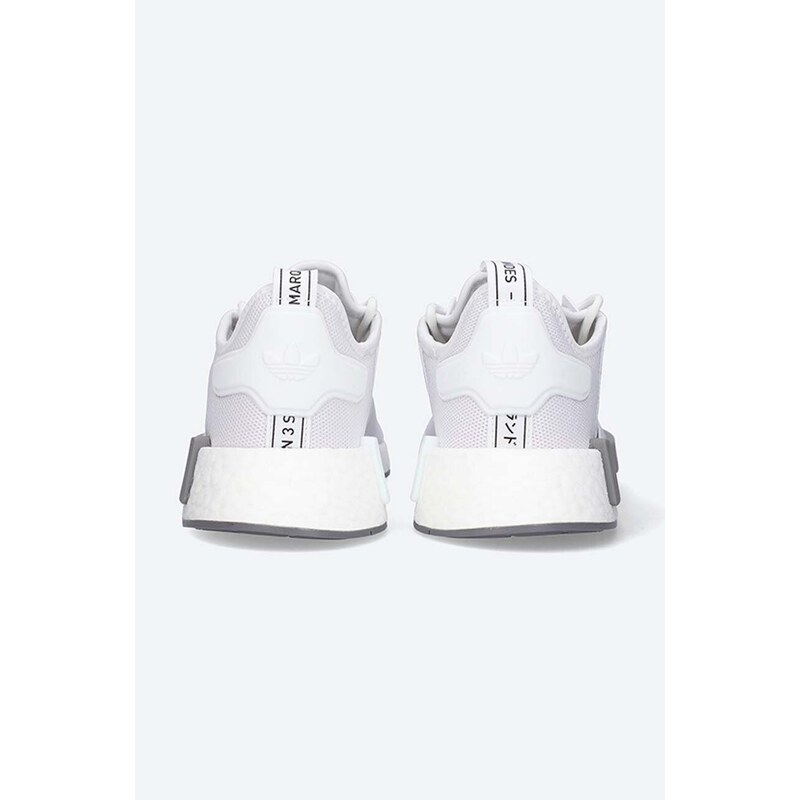 Sneakers boty adidas Originals NMD_R1 GZ9261 bílá barva, GZ9261-white