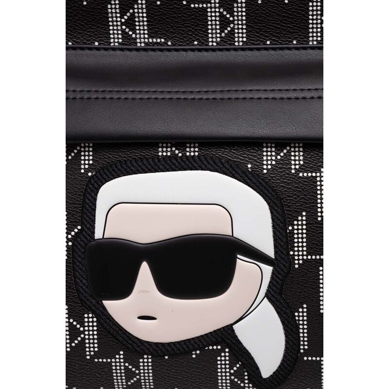 Batoh Karl Lagerfeld černá barva, velký, vzorovaný