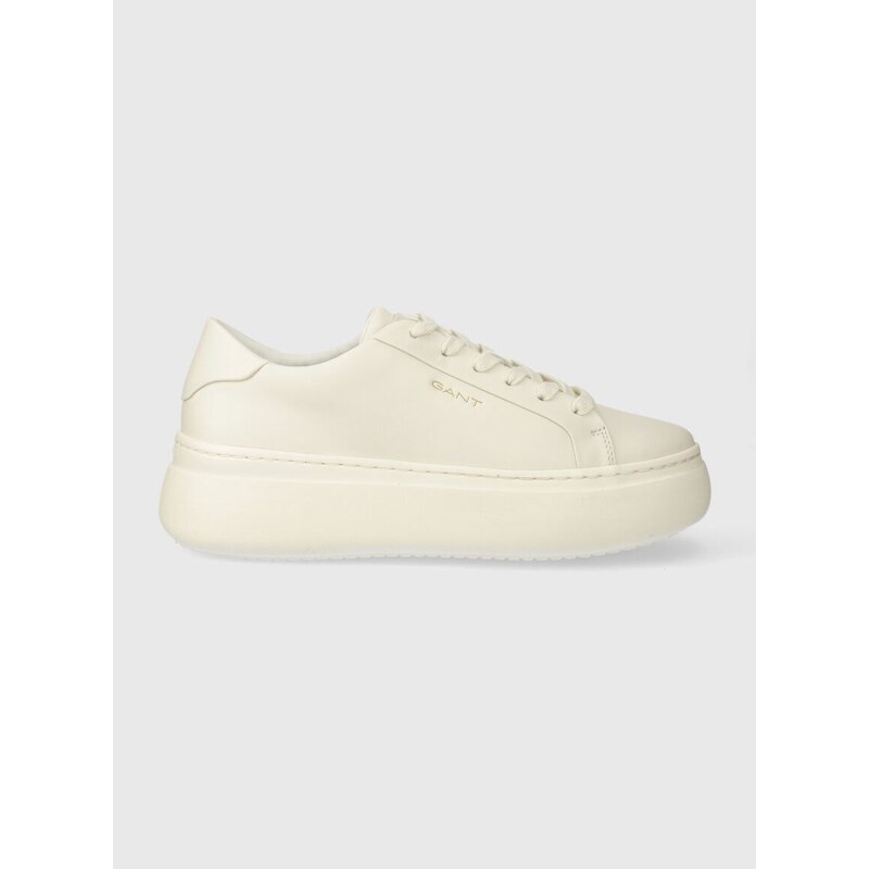 Kožené sneakers boty Gant Jennise bílá barva, 28531491.G29