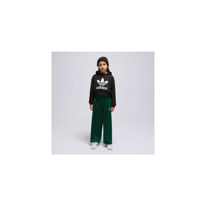 Adidas Mikina S Kapucí Cropped Girl Dítě Oblečení Mikiny IJ9719