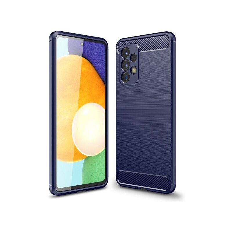 IZMAEL.eu Pouzdro Carbon Bush TPU pre Samsung Galaxy A53 5G pro Samsung Galaxy A53 5G modrá