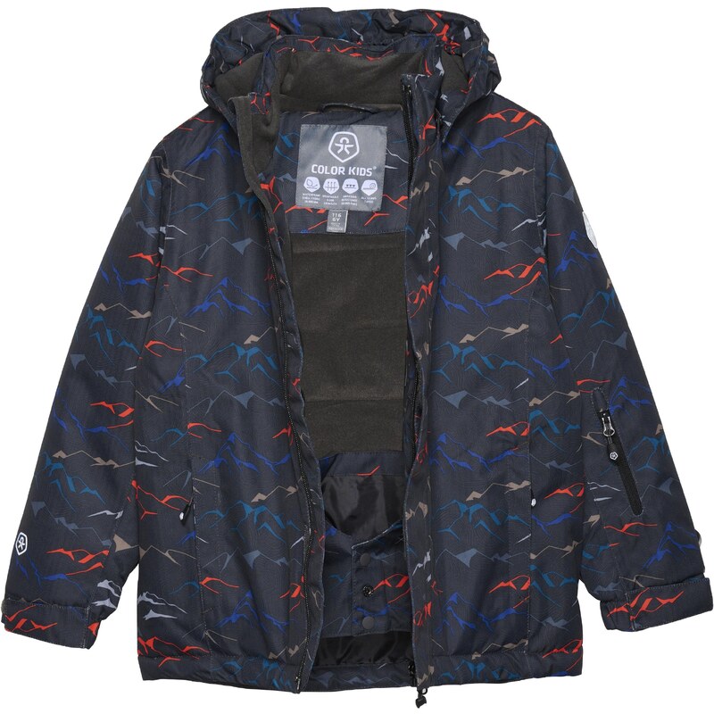 produkt COLOR KIDS Ski Jacket - AOP, phantom Velikost 110