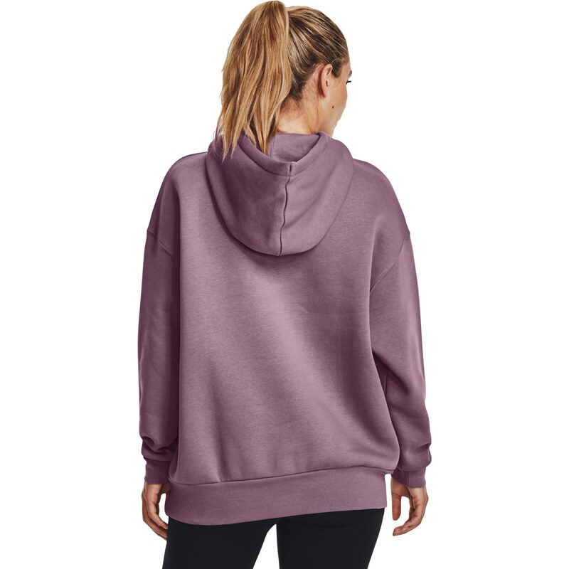 UNDER ARMOUR Essential Fleece OS Hoodie-PPL Velikost M