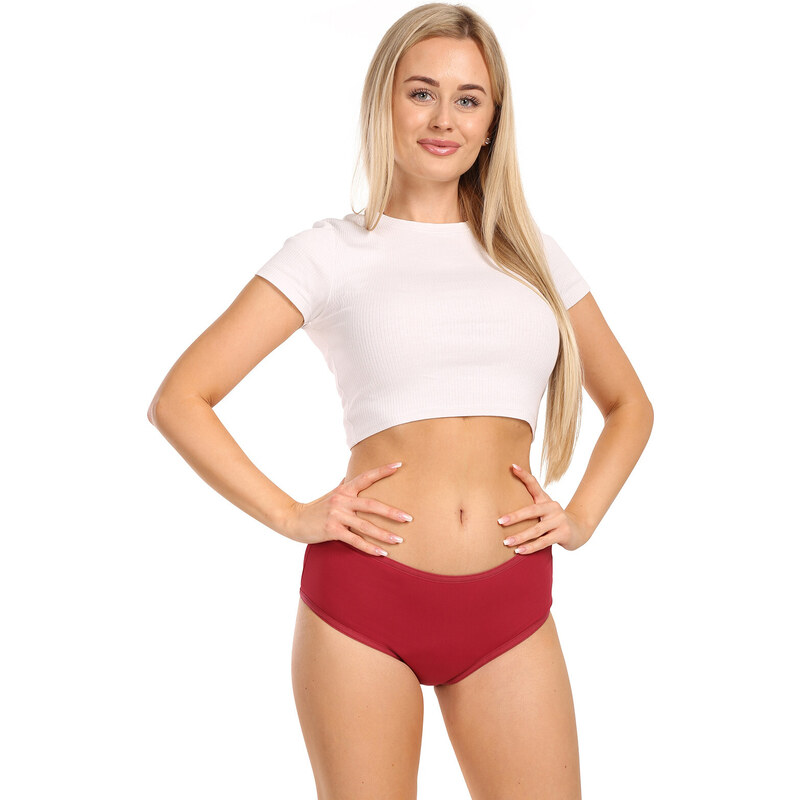 3PACK Menstruační kalhotky Meracus Burgundy pro silnou menstruaci (MEMS107)