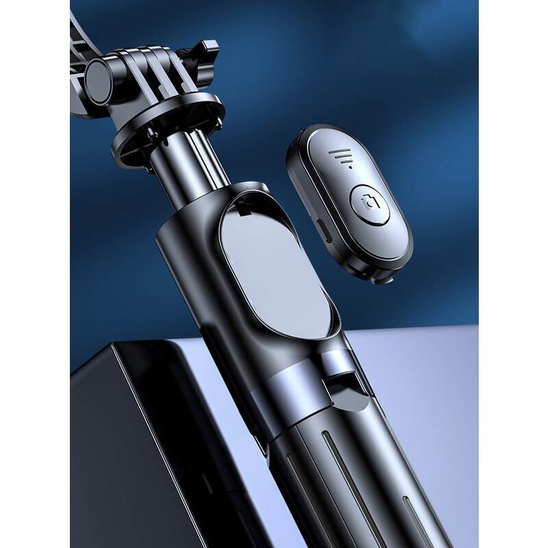 Selfie tyč, Bluetooth spoušť, stativ se světlem Taffware Z9S