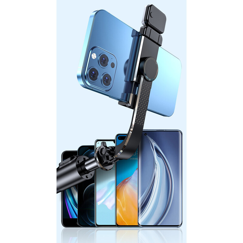 Selfie tyč, Bluetooth spoušť, stativ se světlem Taffware Z9S