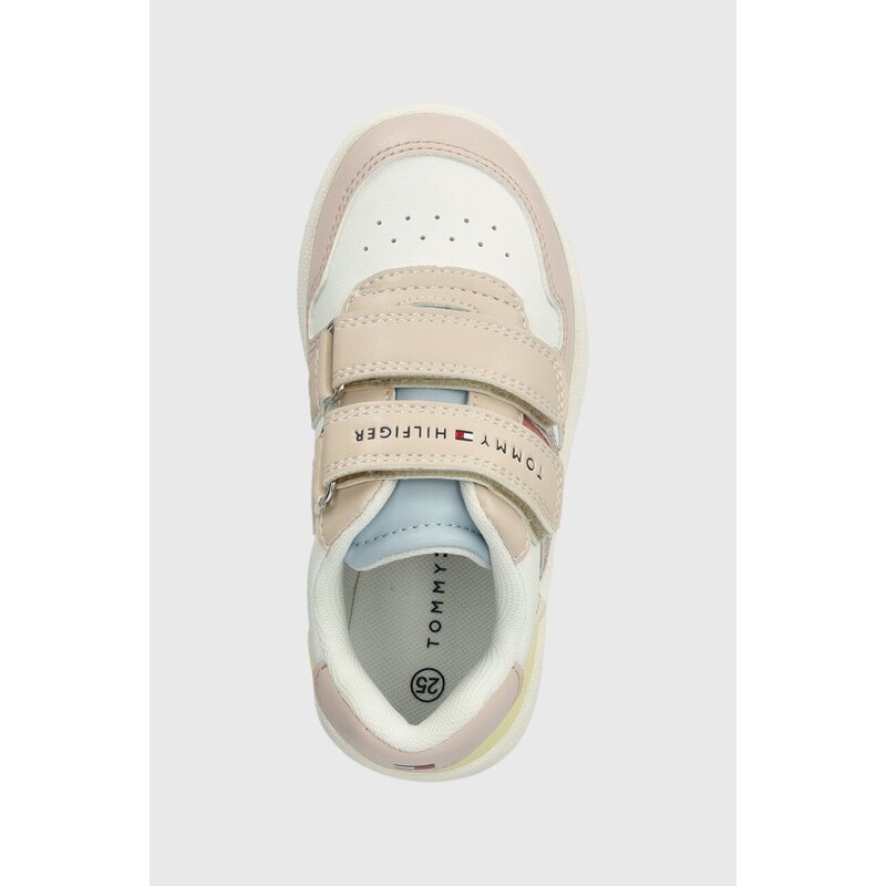 Dětské sneakers boty Tommy Hilfiger růžová barva