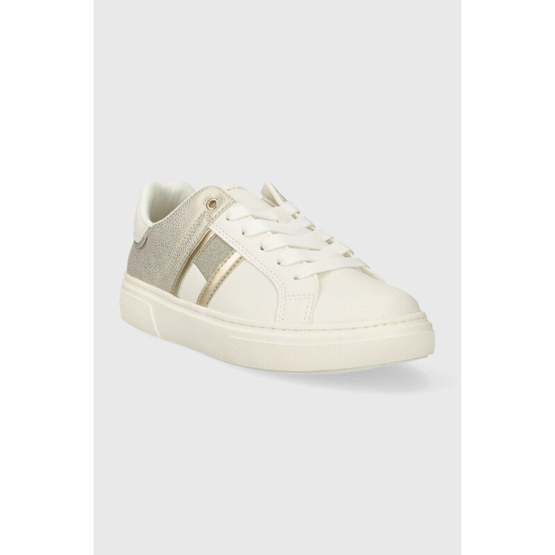 Dětské sneakers boty Tommy Hilfiger bílá barva