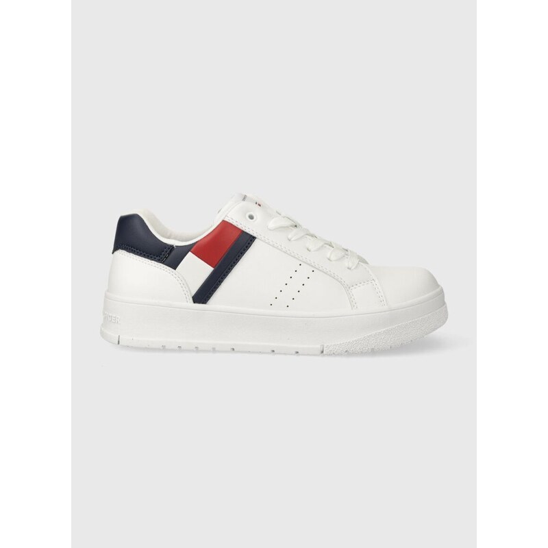 Dětské sneakers boty Tommy Hilfiger bílá barva