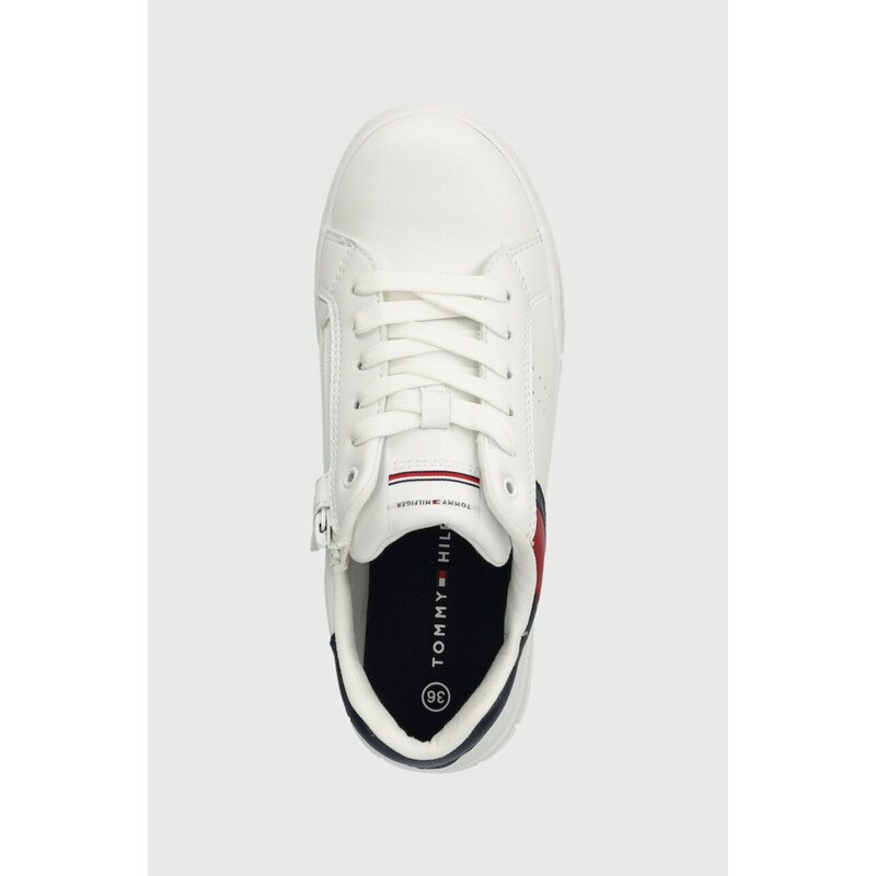 Dětské sneakers boty Tommy Hilfiger bílá barva