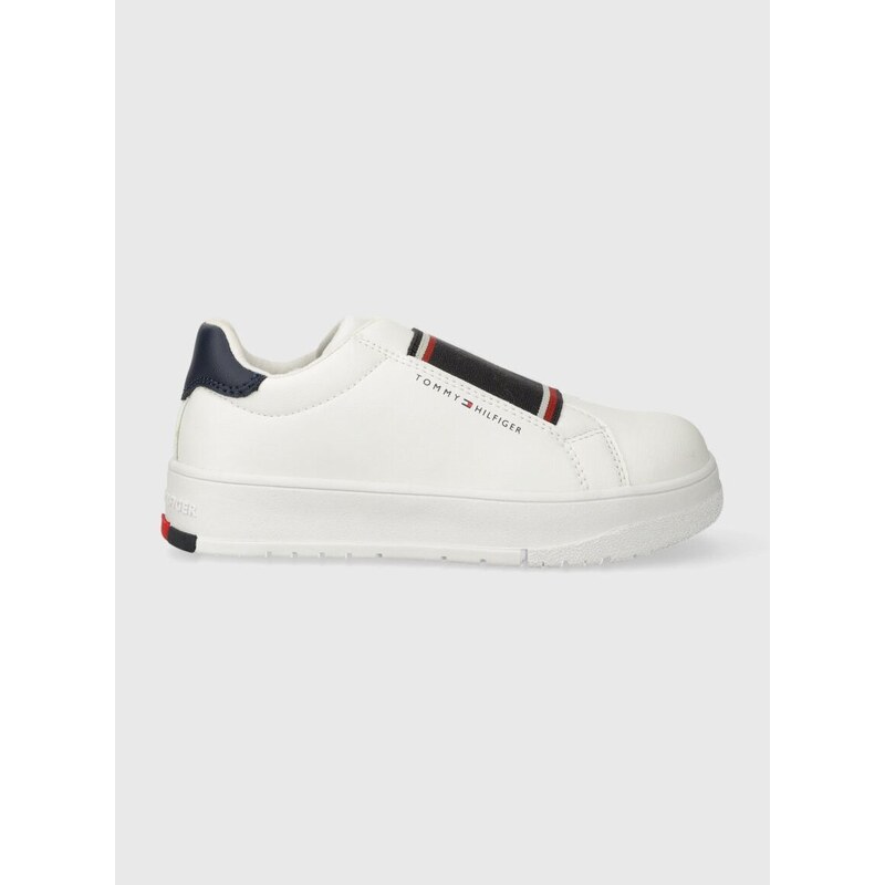 Dětské sneakers boty Tommy Hilfiger bílá barva