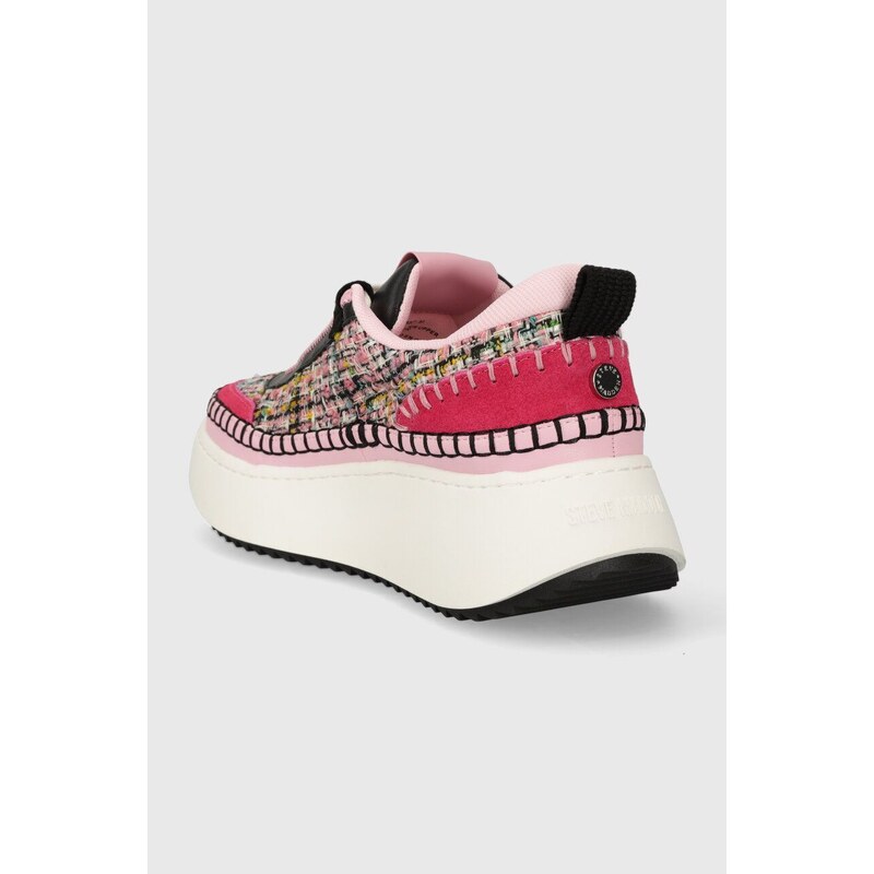 Sneakers boty Steve Madden Doubletake růžová barva, SM11002798