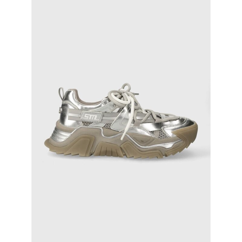 Sneakers boty Steve Madden Kingdom-E stříbrná barva, SM19000086