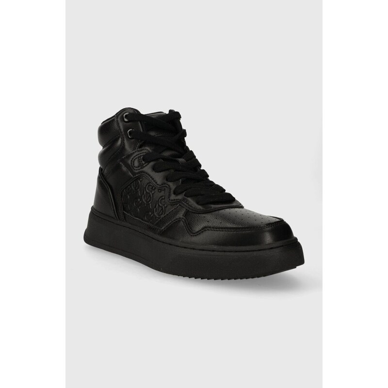 Kožené sneakers boty Steve Madden Jordee černá barva, SM12000550