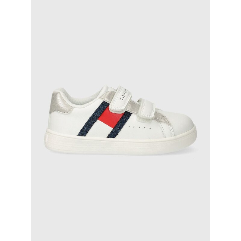 Dětské sneakers boty Tommy Hilfiger bílá barva