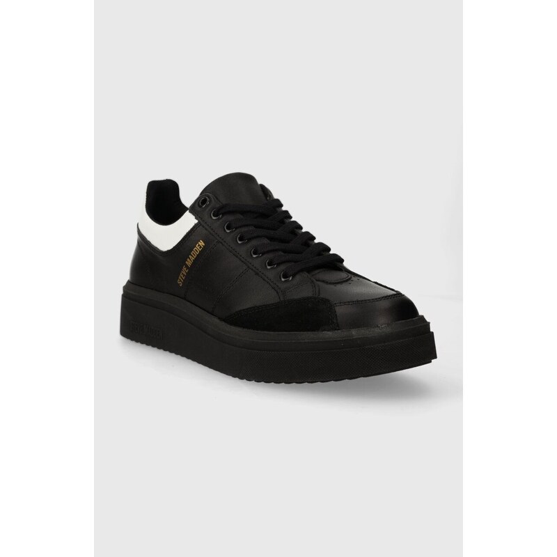 Kožené sneakers boty Steve Madden Flint černá barva, SM12000434