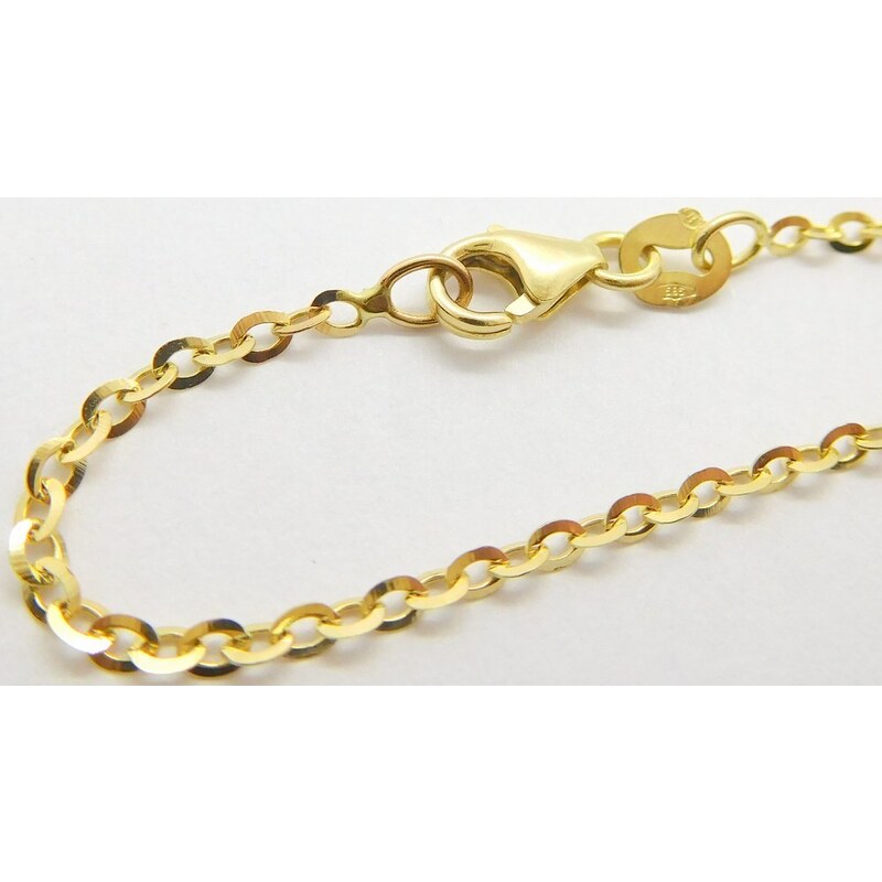 Klenoty Budín Dámský zlatý náramek ze žlutého zlata 585/1,04gr 19cm 102318560