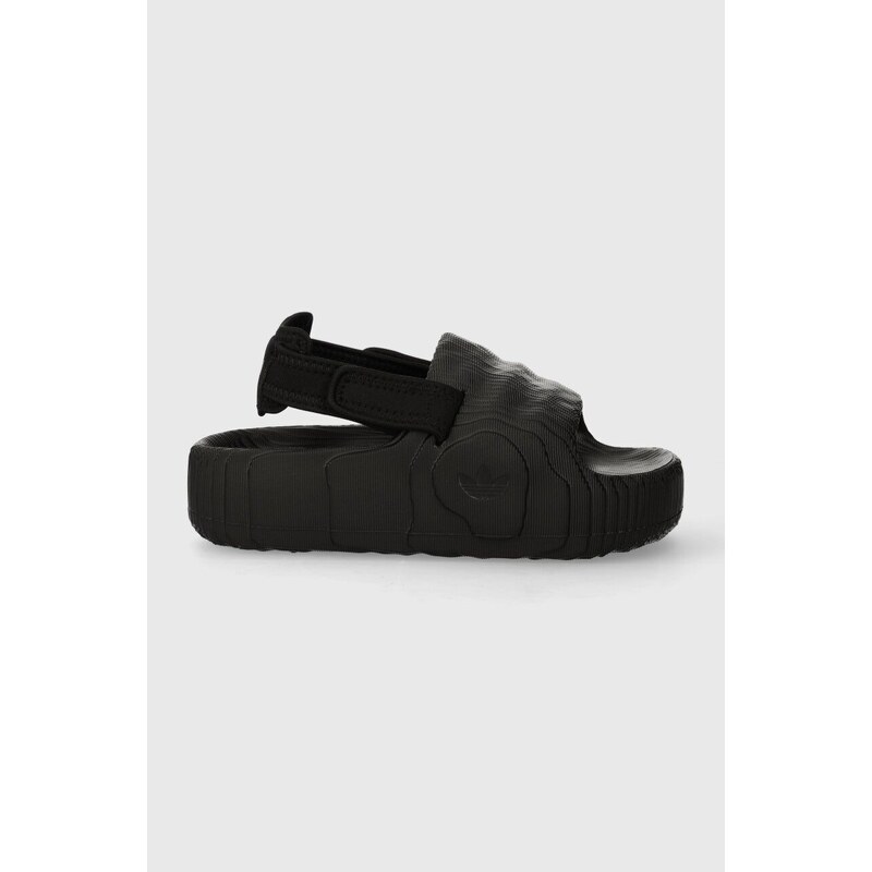 Sandály adidas Originals Adilette 22 XLG černá barva, na platformě, IE5649