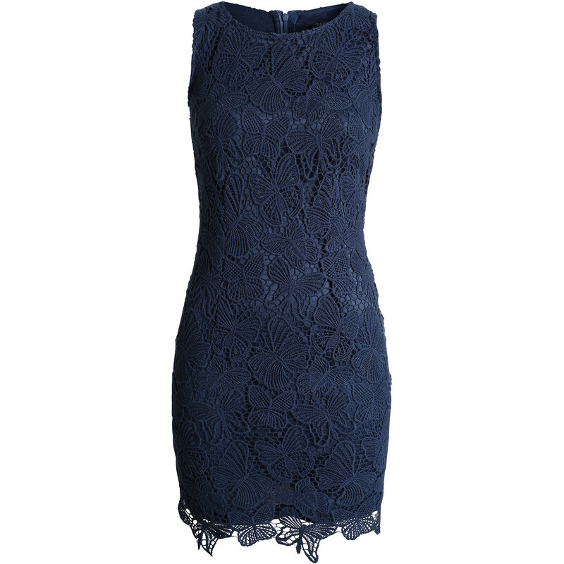 Esprit Decentní šaty z bavlněné háčkované krajky