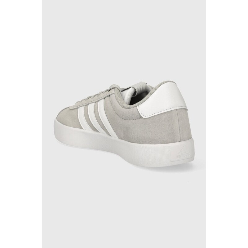 Kožené sneakers boty adidas COURT šedá barva, ID6280