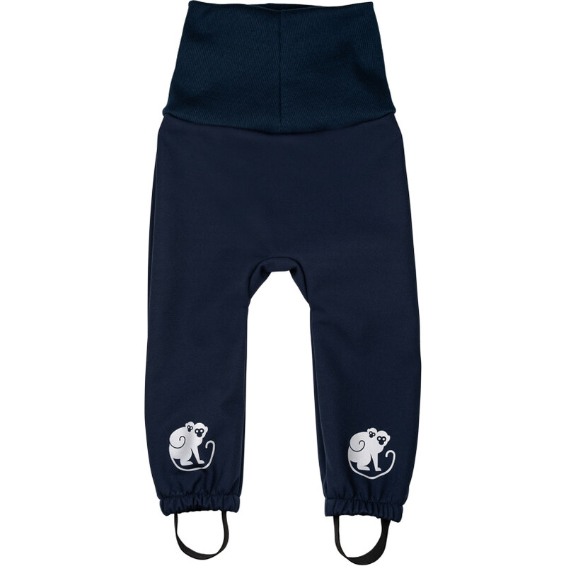 Dětské rostoucí softshellové kalhoty s membránou Monkey Mum - Noční obloha
