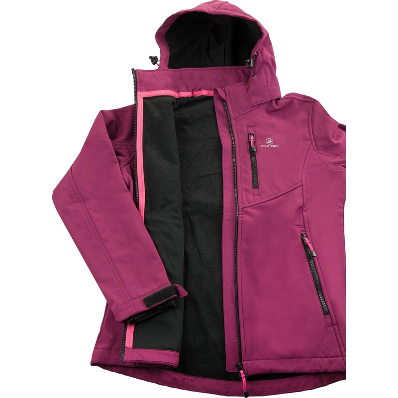 Dámská softshellová bunda Athl. DPT Octavia Purple