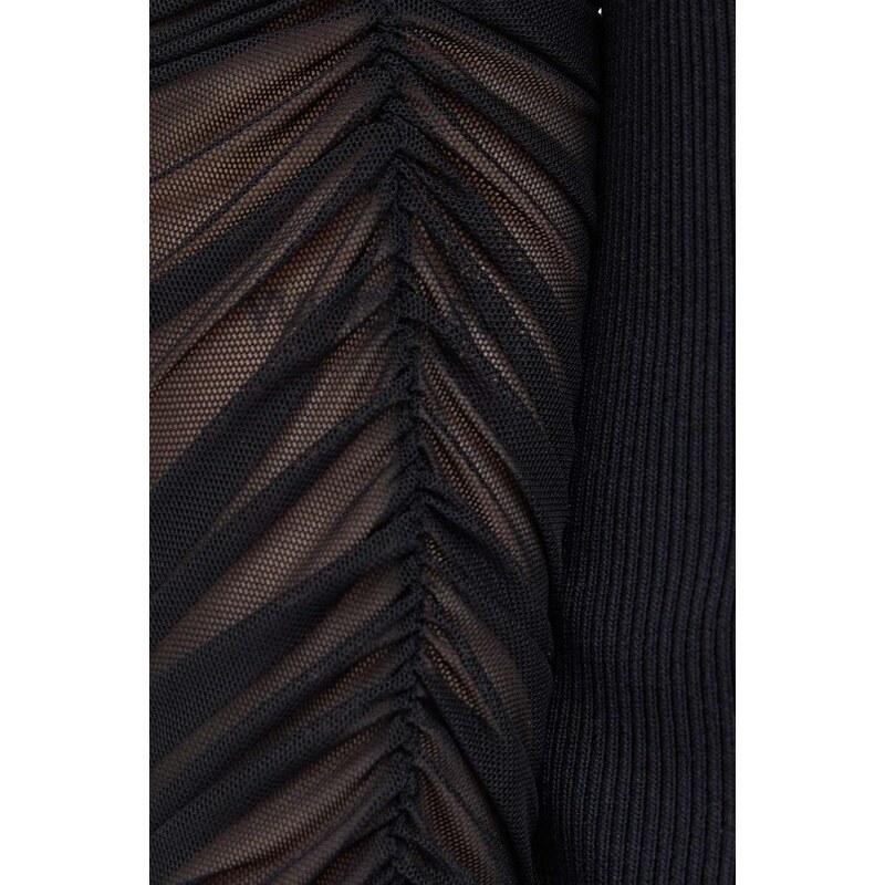 Šaty Pinko černá barva, midi, 103019.A1KX