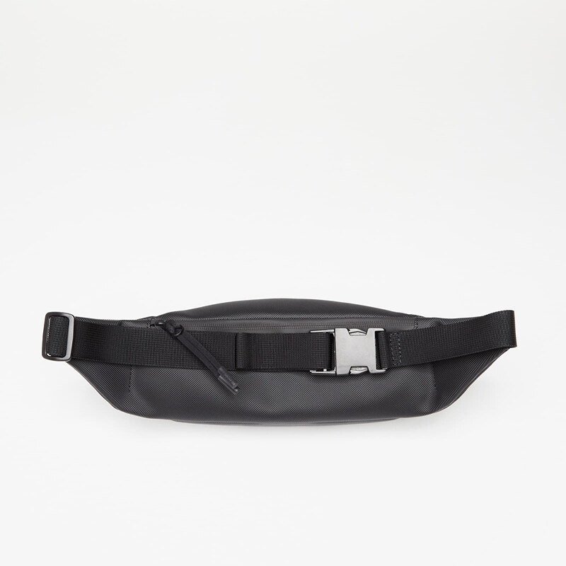 Ledvinka LACOSTE Men's LCST Coated Canvas Zippered Belt Bag Black