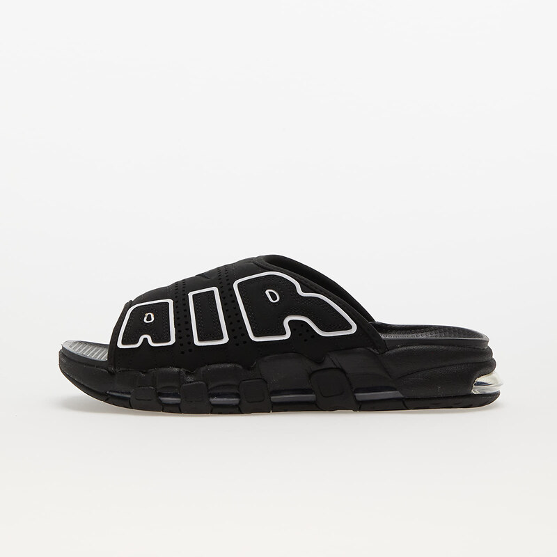 Pánské pantofle Nike Air More Uptempo Black/ White-Black-Clear
