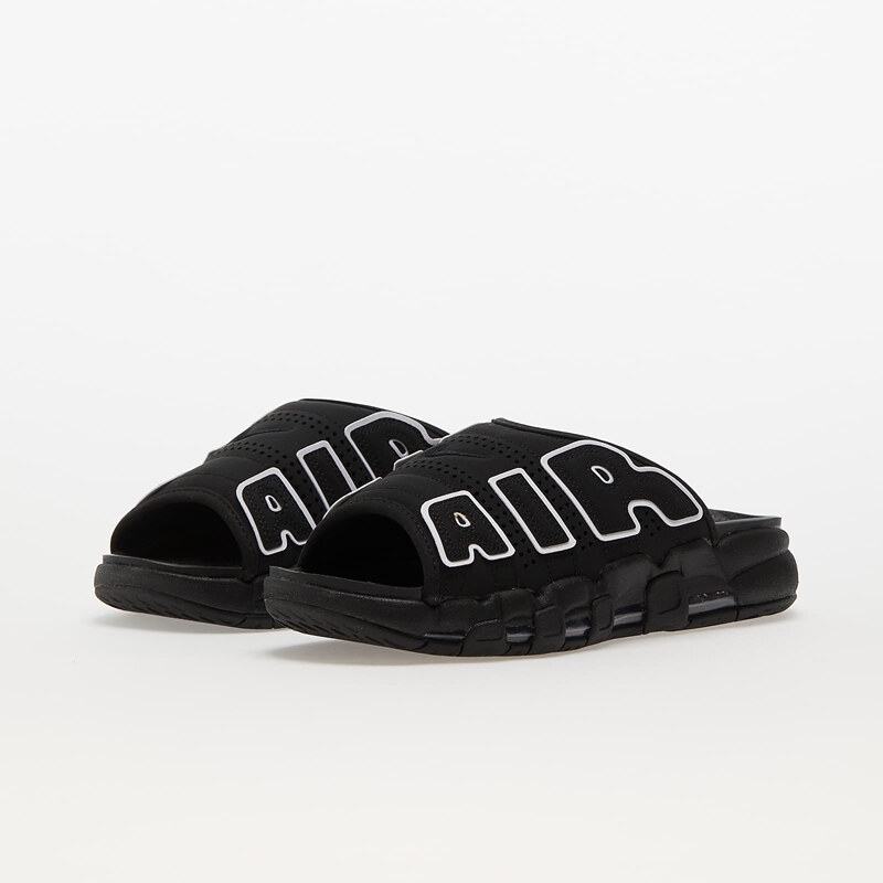 Pánské pantofle Nike Air More Uptempo Black/ White-Black-Clear