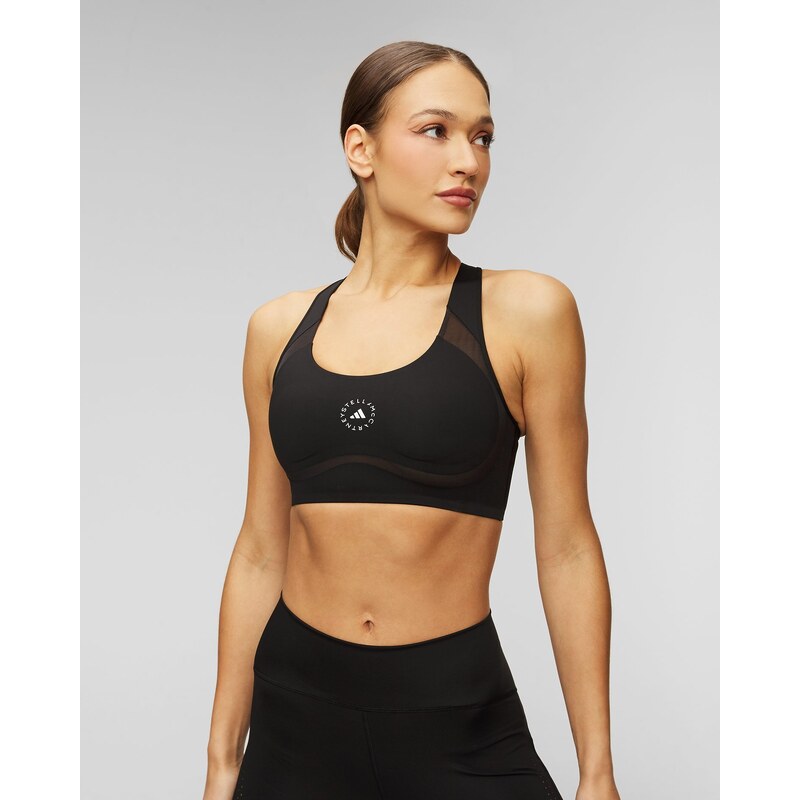 Adidas by Stella McCartney Černá sportovní podprsenka Stella McCartney Asmc Tpr Pi Bra