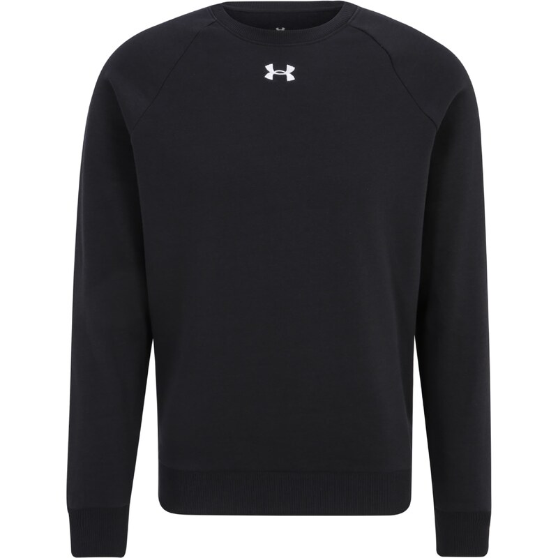 UNDER ARMOUR Sportovní mikina Rival černá / bílá