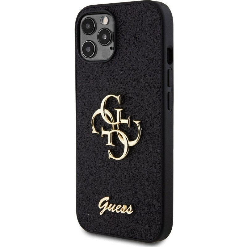 Guess 4G Fixed Glitter kryt pro iPhone 12 / 12 Pro