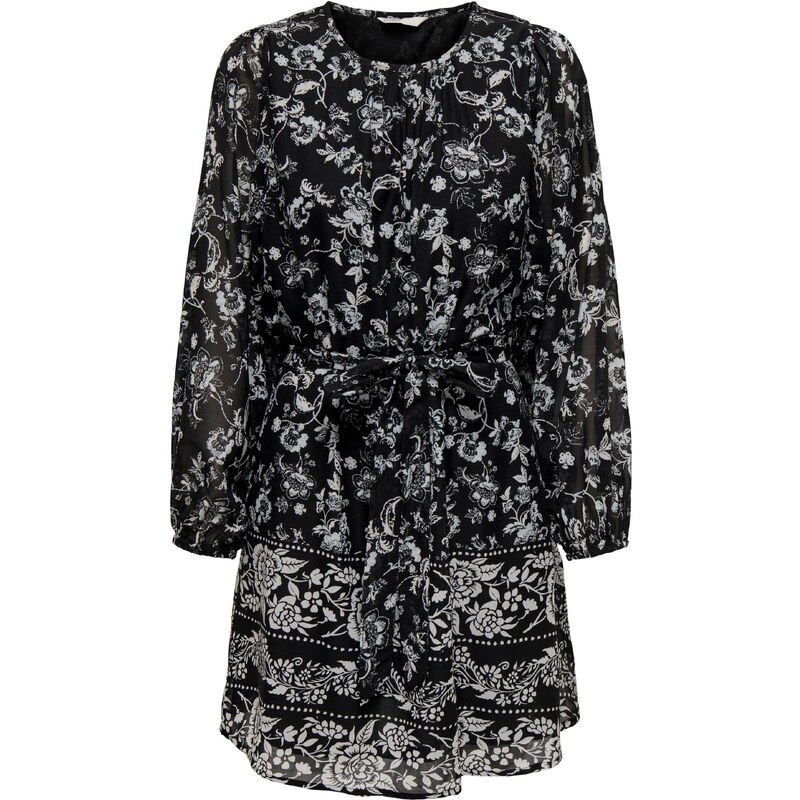 ONLY Šaty ONLVanessa pastelová modrá / černá / offwhite 88750125
