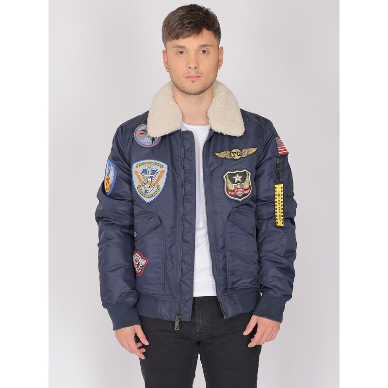Bunda Top Gun Bomber Jacket North Island námořní modrá